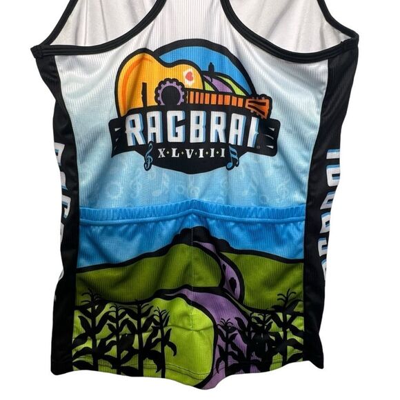 NWOT PRIMAL RAGBRAI XLVIII WOMEN'S CYCLING JERSEY MULTICOLORED SIZE M - Picture 11 of 15
